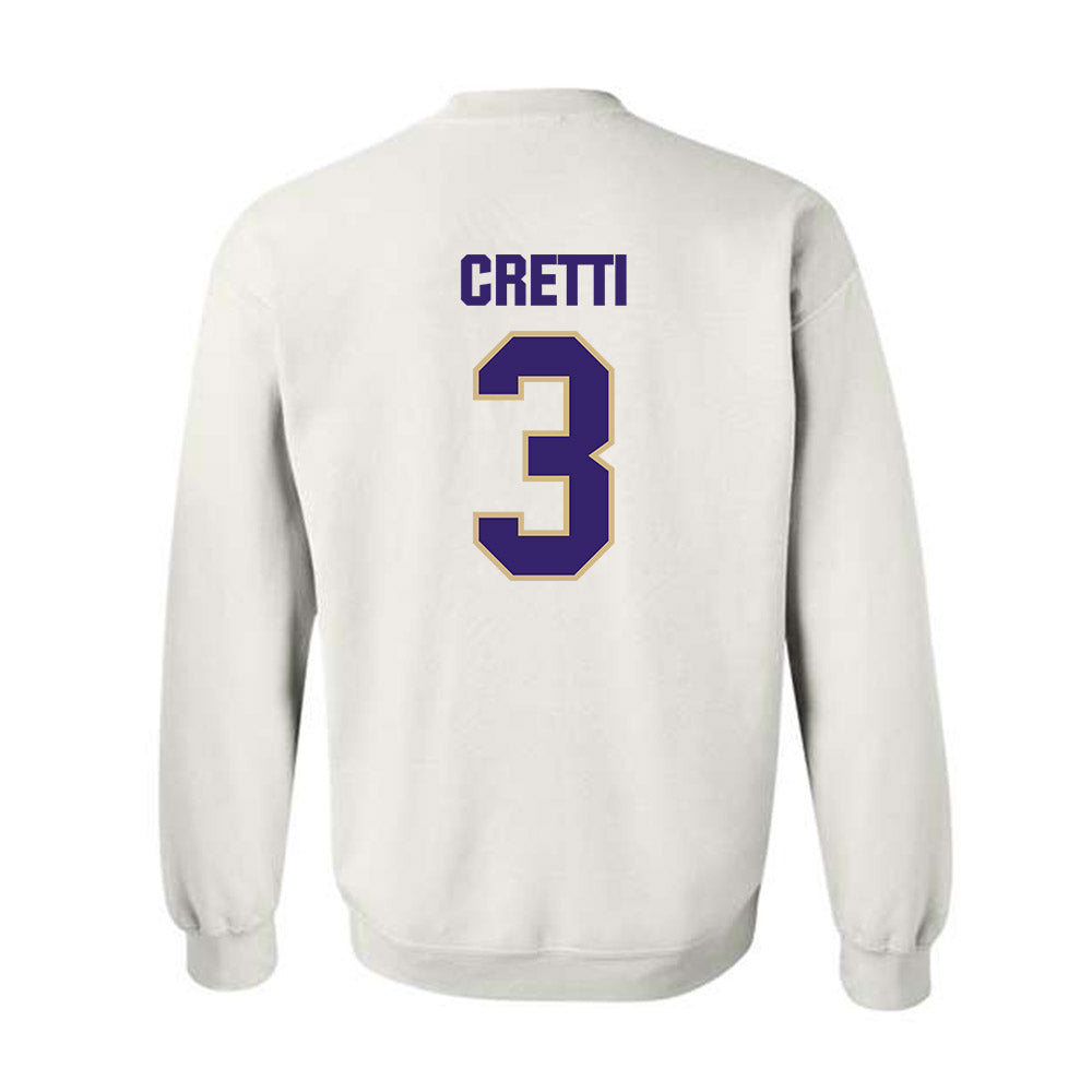 Washington - NCAA Baseball : Chase Cretti - Classic Shersey Crewneck Sweatshirt-1