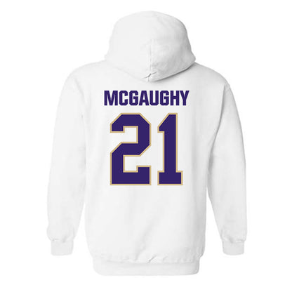 Washington - NCAA Women's Basketball : Brynn McGaughy - Classic Shersey Hooded Sweatshirt-1