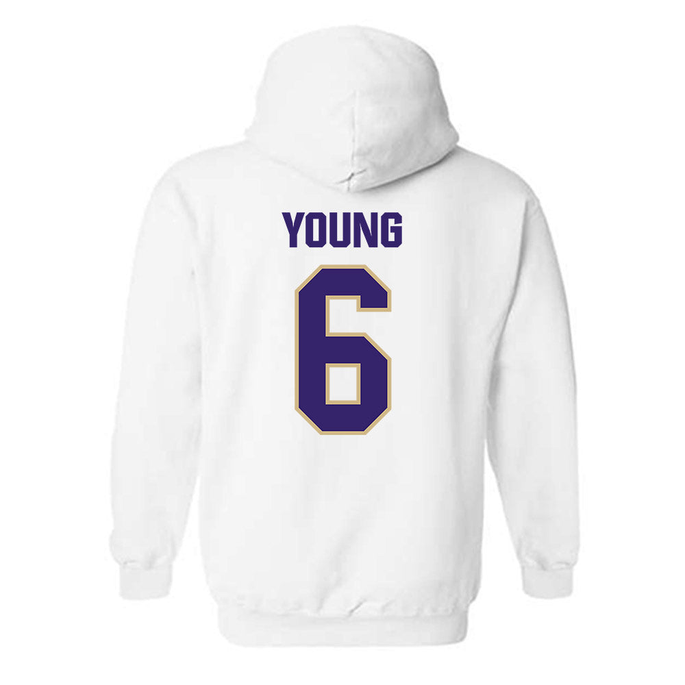 Washington - NCAA Baseball : Landon Young - Classic Shersey Hooded Sweatshirt-1