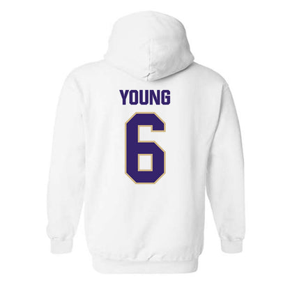 Washington - NCAA Baseball : Landon Young - Classic Shersey Hooded Sweatshirt-1