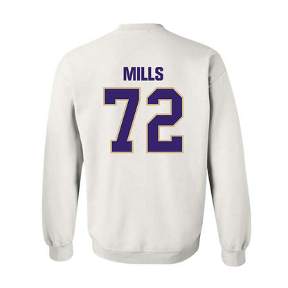 Washington - NCAA Football : John Mills - Classic Shersey Crewneck Sweatshirt-1