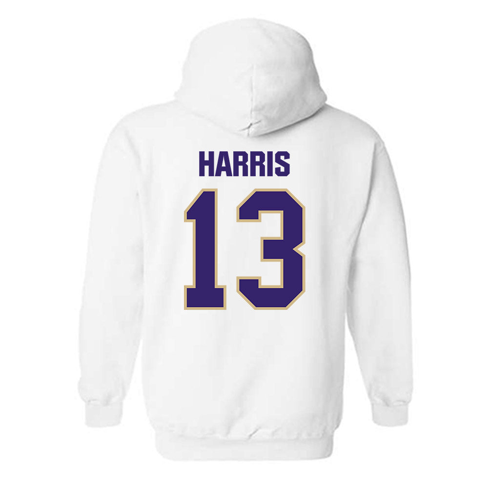 Washington - NCAA Football : Audric Harris - Classic Shersey Hooded Sweatshirt-1
