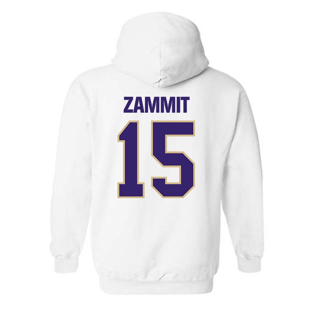 Washington - NCAA Football : Derek Zammit - Classic Shersey Hooded Sweatshirt-1