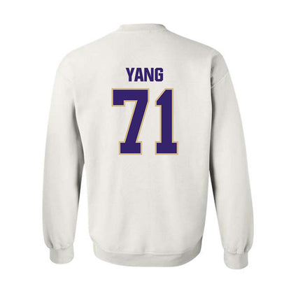 Washington - NCAA Football : Ah Deong Yang - Classic Shersey Crewneck Sweatshirt-1