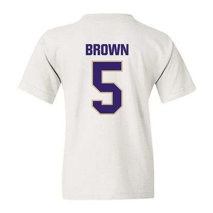 Washington - NCAA Women's Basketball : Teagan Brown - Classic Shersey Youth T-Shirt-1