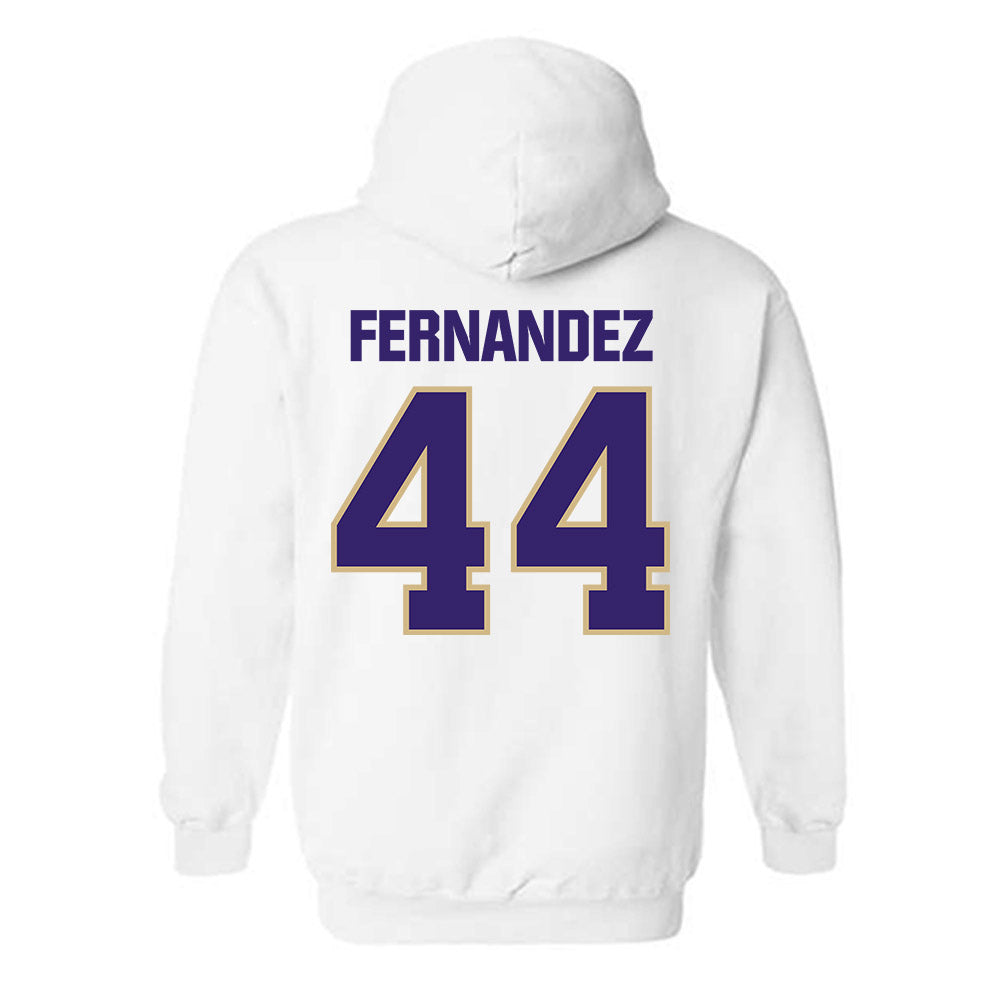 Washington - NCAA Men's Soccer : Gabe Fernandez - Classic Shersey Hooded Sweatshirt-1