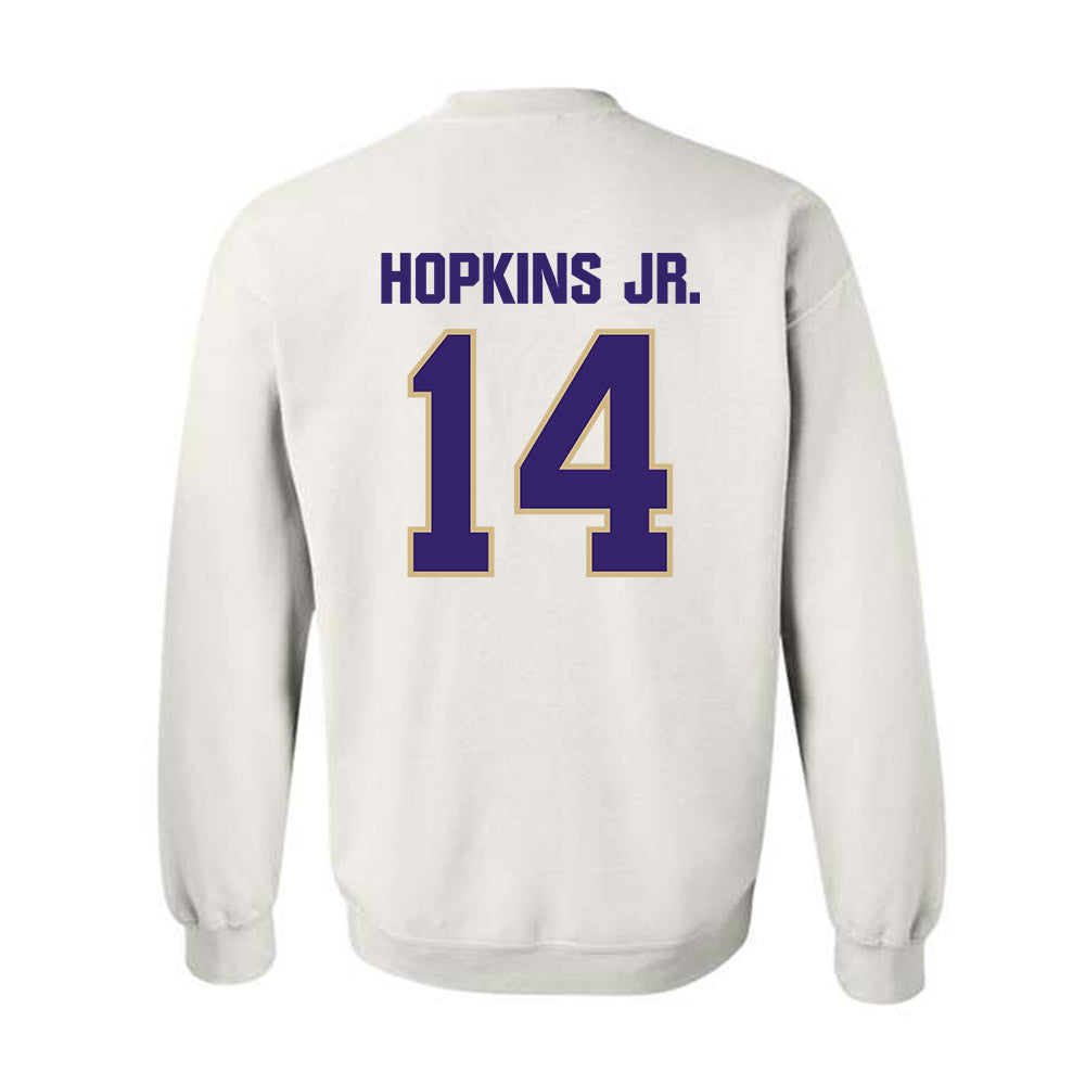 Washington - NCAA Football : Milton Hopkins Jr. - Classic Shersey Crewneck Sweatshirt-1