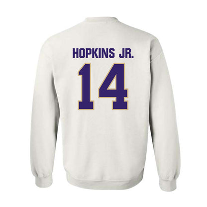 Washington - NCAA Football : Milton Hopkins Jr. - Classic Shersey Crewneck Sweatshirt-1