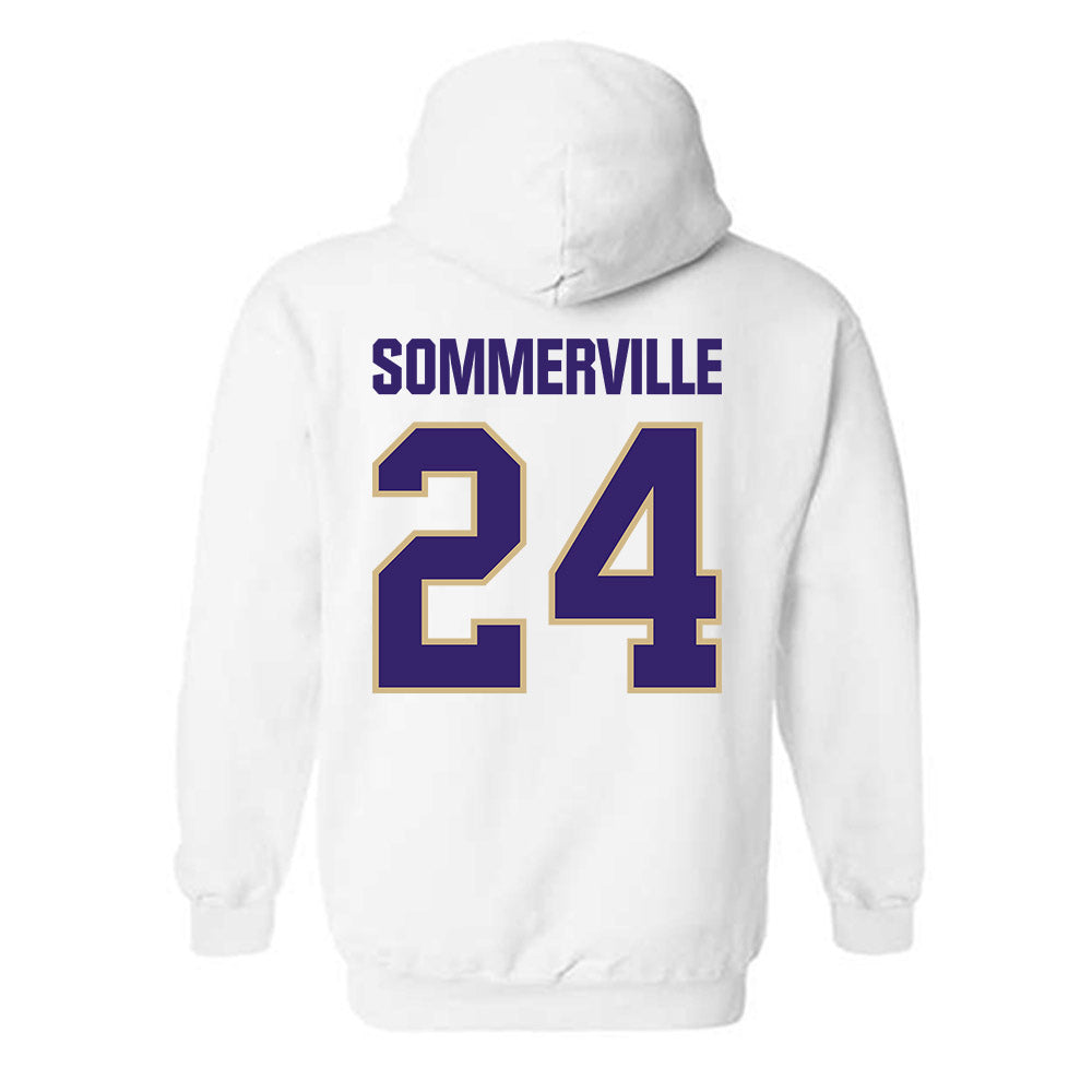Washington - NCAA Men's Basketball : Lathan Sommerville - Classic Shersey Hooded Sweatshirt-1