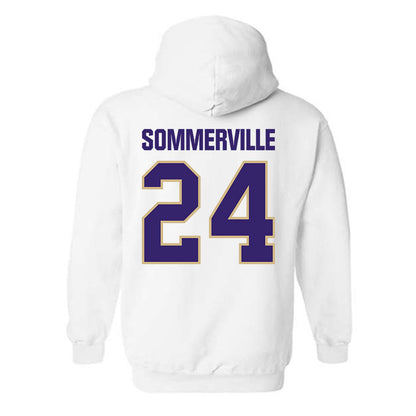 Washington - NCAA Men's Basketball : Lathan Sommerville - Classic Shersey Hooded Sweatshirt-1