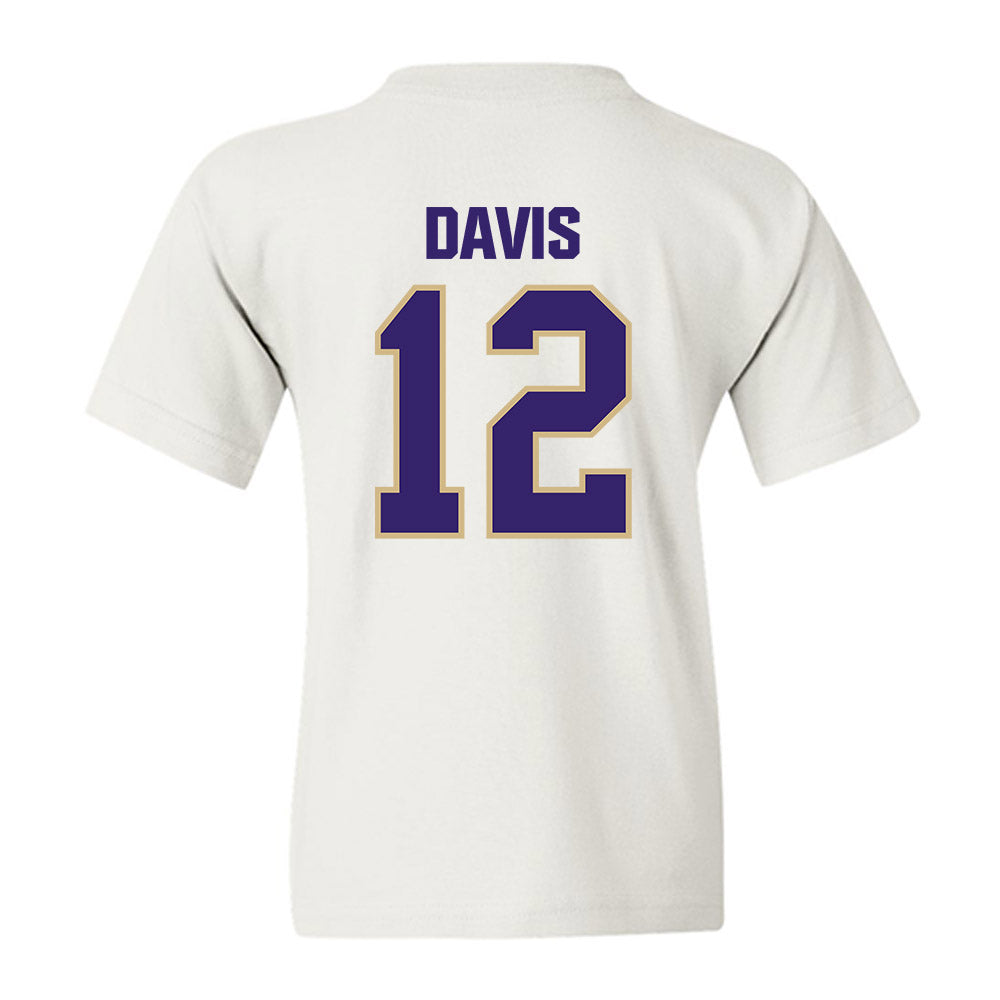 Washington - NCAA Football : Trez Davis - Classic Shersey Youth T-Shirt-1