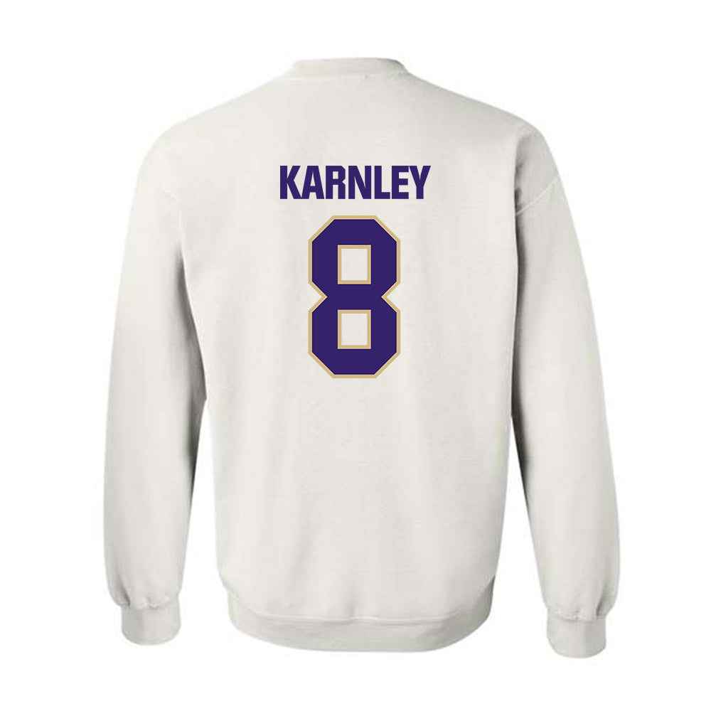 Washington - NCAA Football : Emmanuel Karnley - Classic Shersey Crewneck Sweatshirt-1