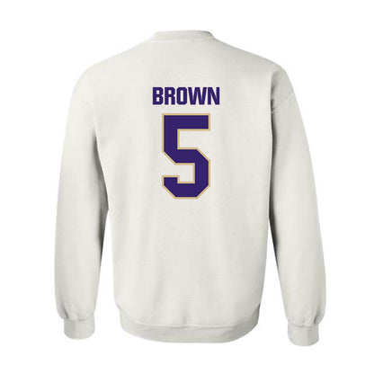 Washington - NCAA Women's Basketball : Teagan Brown - Classic Shersey Crewneck Sweatshirt-1