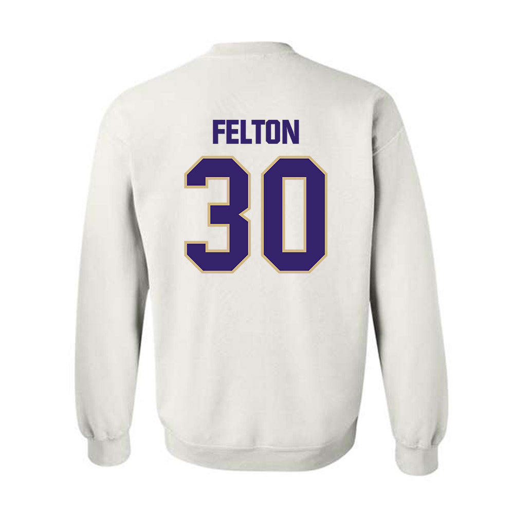Washington - NCAA Men's Soccer : Jaeger Felton - Classic Shersey Crewneck Sweatshirt-1