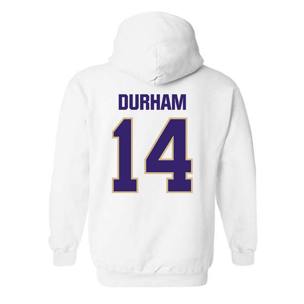 Washington - NCAA Women's Soccer : Elle Durham - Classic Shersey Hooded Sweatshirt-1