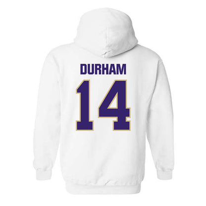 Washington - NCAA Women's Soccer : Elle Durham - Classic Shersey Hooded Sweatshirt-1