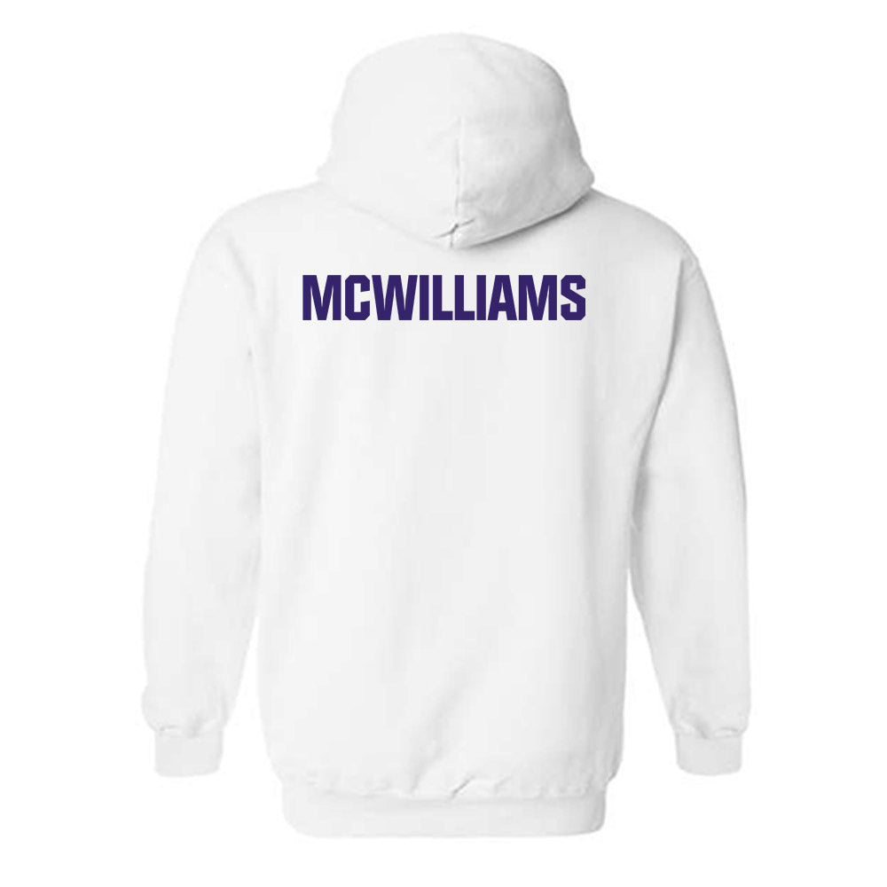 Washington - NCAA Women's Gymnastics : Caitlin McWilliams - Classic Shersey Hooded Sweatshirt-1