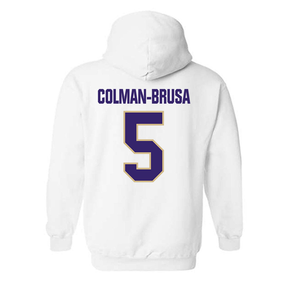 Washington - NCAA Football : Derek Colman-Brusa - Classic Shersey Hooded Sweatshirt-1