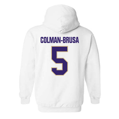 Washington - NCAA Football : Derek Colman-Brusa - Classic Shersey Hooded Sweatshirt-1