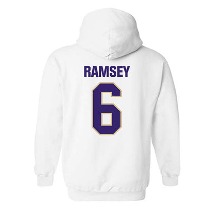 Washington - NCAA Men's Soccer : Zach Ramsey - Classic Shersey Hooded Sweatshirt-1