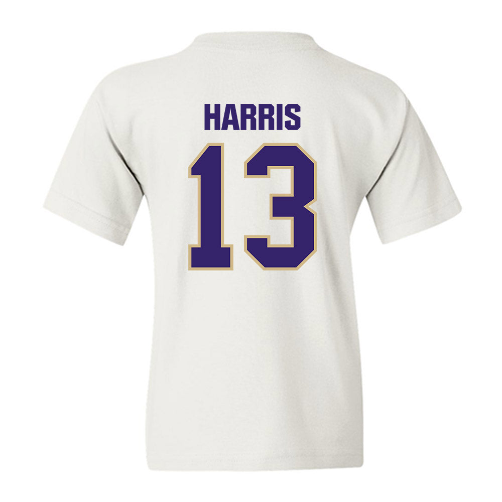 Washington - NCAA Football : Audric Harris - Classic Shersey Youth T-Shirt-1