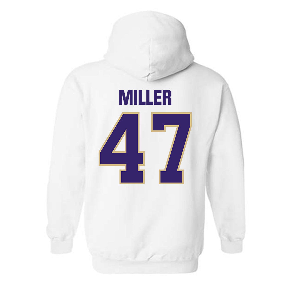Washington - NCAA Baseball : Jay Miller - Classic Shersey Hooded Sweatshirt-1