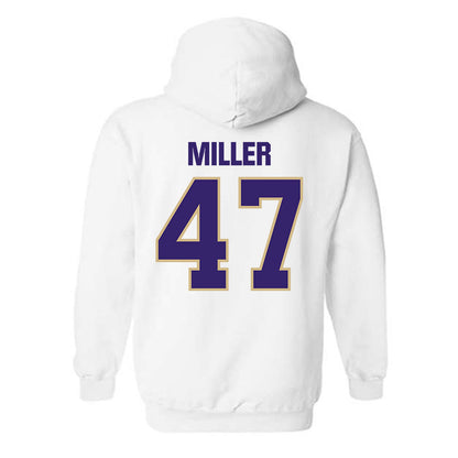 Washington - NCAA Baseball : Jay Miller - Classic Shersey Hooded Sweatshirt-1