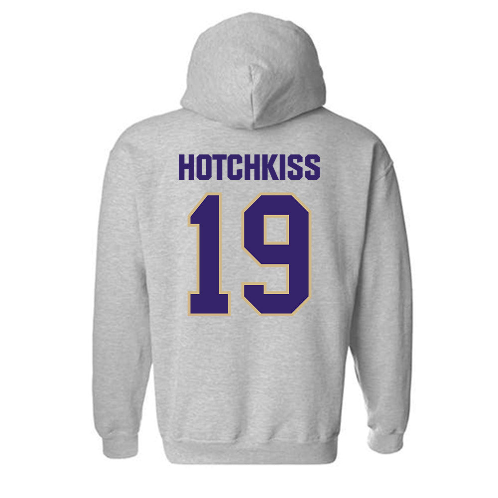 Washington - NCAA Baseball : Jackson Hotchkiss - Classic Shersey Hooded Sweatshirt-1