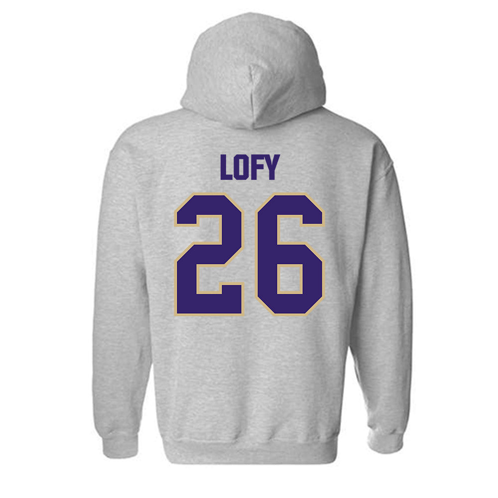 Washington - NCAA Men's Soccer : Connor Lofy - Classic Shersey Hooded Sweatshirt-1