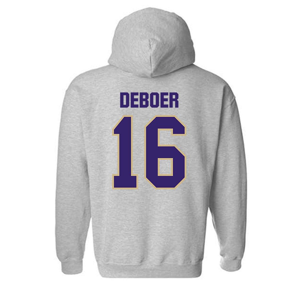 Washington - NCAA Softball : Alexis DeBoer - Classic Shersey Hooded Sweatshirt-1