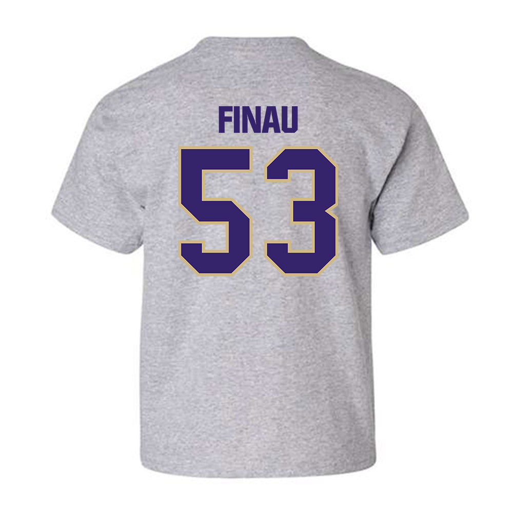 Washington - NCAA Football : Paki Finau - Classic Shersey Youth T-Shirt-1