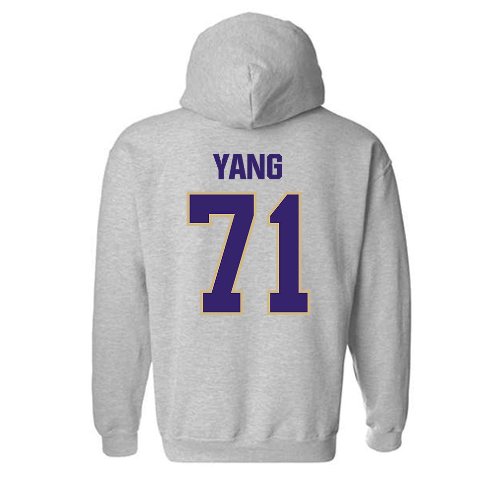 Washington - NCAA Football : Ah Deong Yang - Classic Shersey Hooded Sweatshirt-1