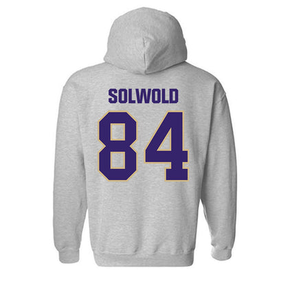 Washington - NCAA Football : Hunter Solwold - Classic Shersey Hooded Sweatshirt-1
