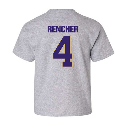 Washington - NCAA Men's Basketball : Jasir Rencher - Classic Shersey Youth T-Shirt-1