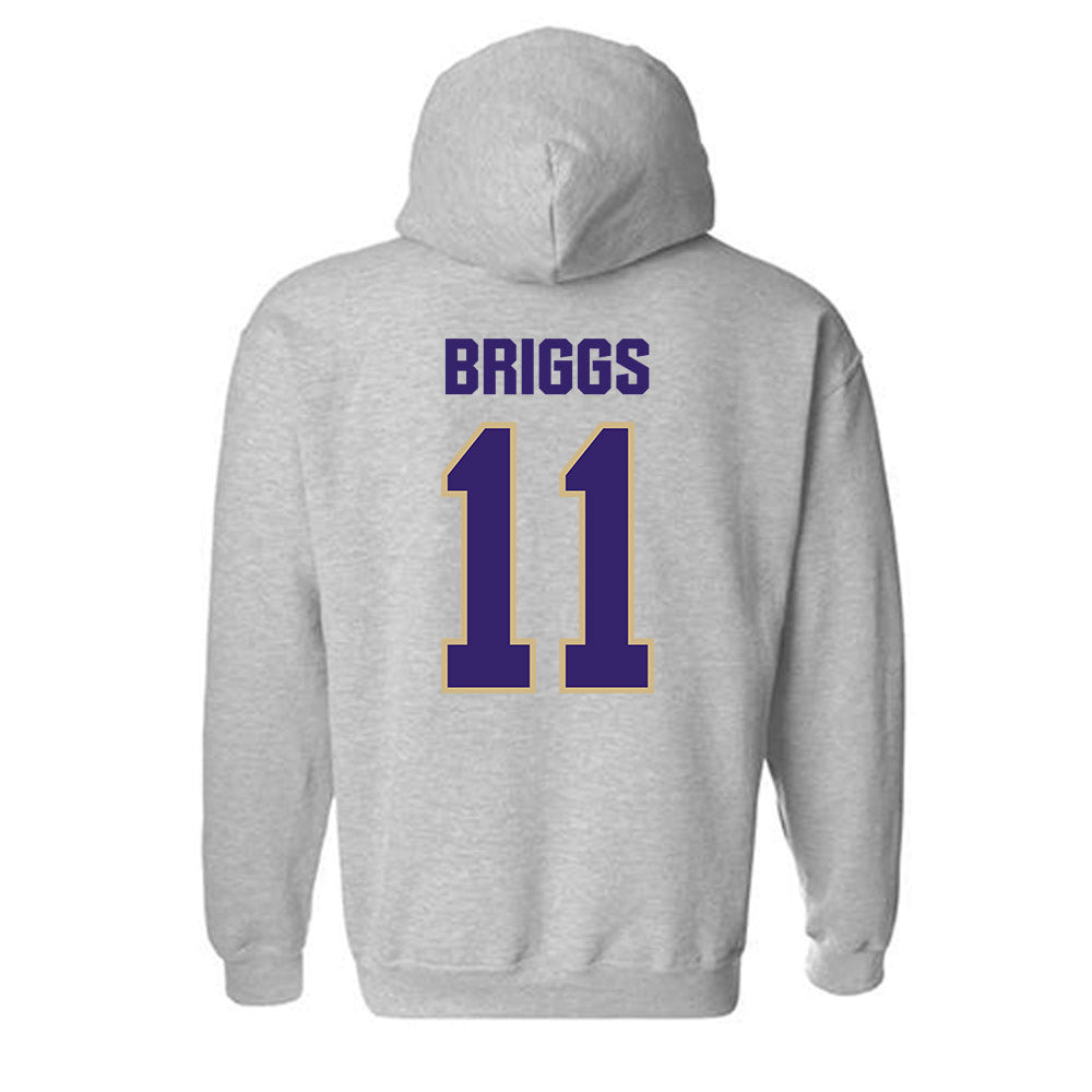 Washington - NCAA Women's Basketball : Chloe Briggs - Classic Shersey Hooded Sweatshirt-1
