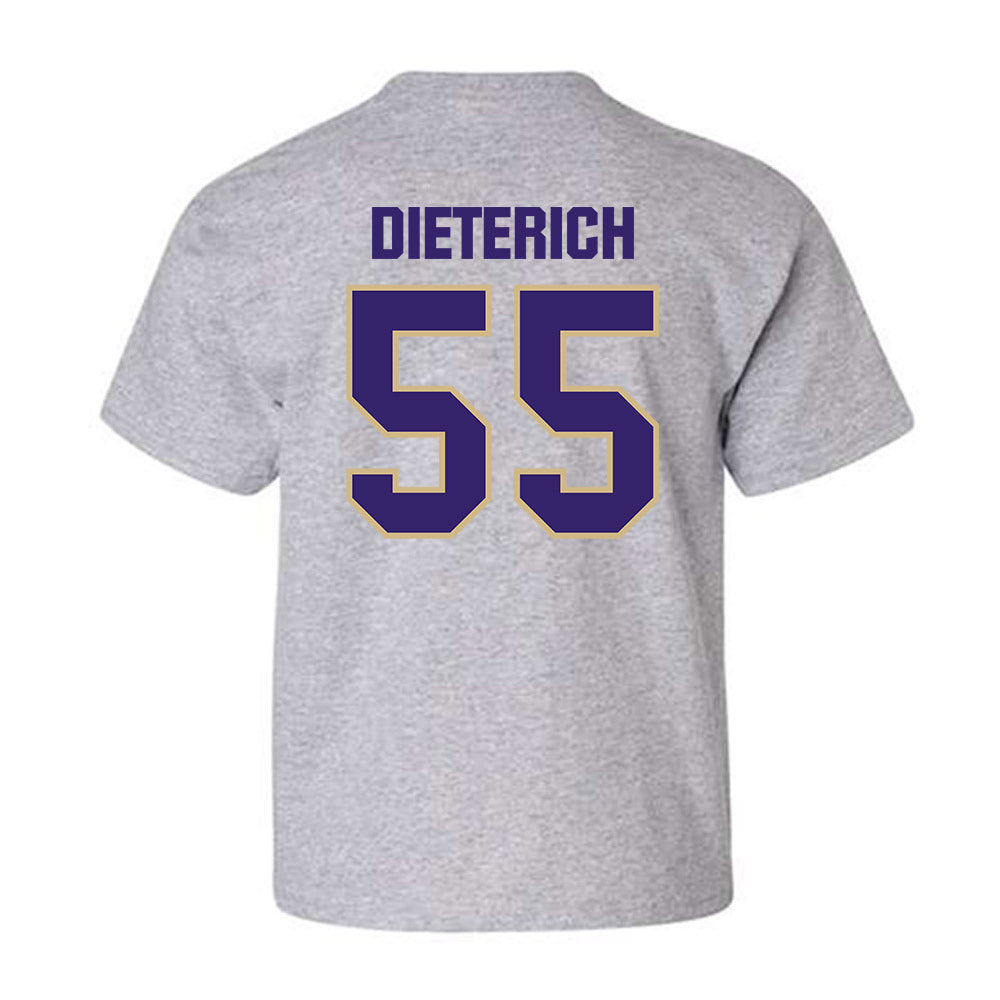 Washington - NCAA Football : Kolt Dieterich - Classic Shersey Youth T-Shirt-1