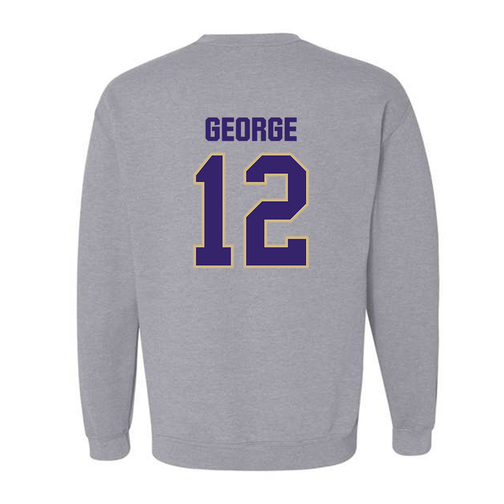 Washington - NCAA Football : Logan George - Classic Shersey Crewneck Sweatshirt-1