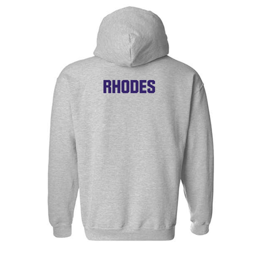 Washington - NCAA Men's Track & Field : Alexander Rhodes - Classic Shersey Hooded Sweatshirt-1