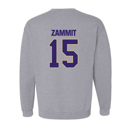 Washington - NCAA Football : Derek Zammit - Classic Shersey Crewneck Sweatshirt-1