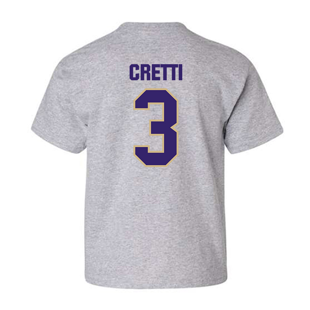 Washington - NCAA Baseball : Chase Cretti - Classic Shersey Youth T-Shirt-1