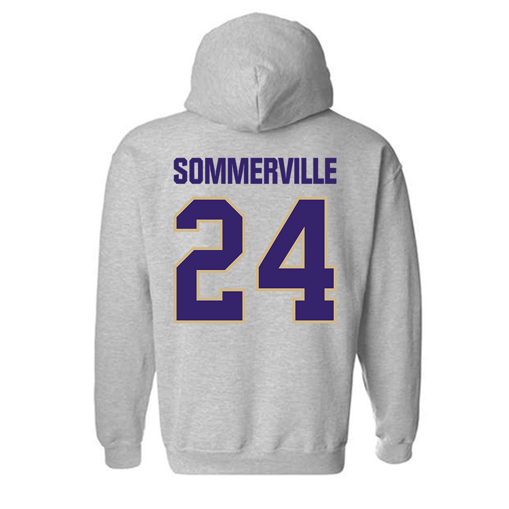 Washington - NCAA Men's Basketball : Lathan Sommerville - Classic Shersey Hooded Sweatshirt-1