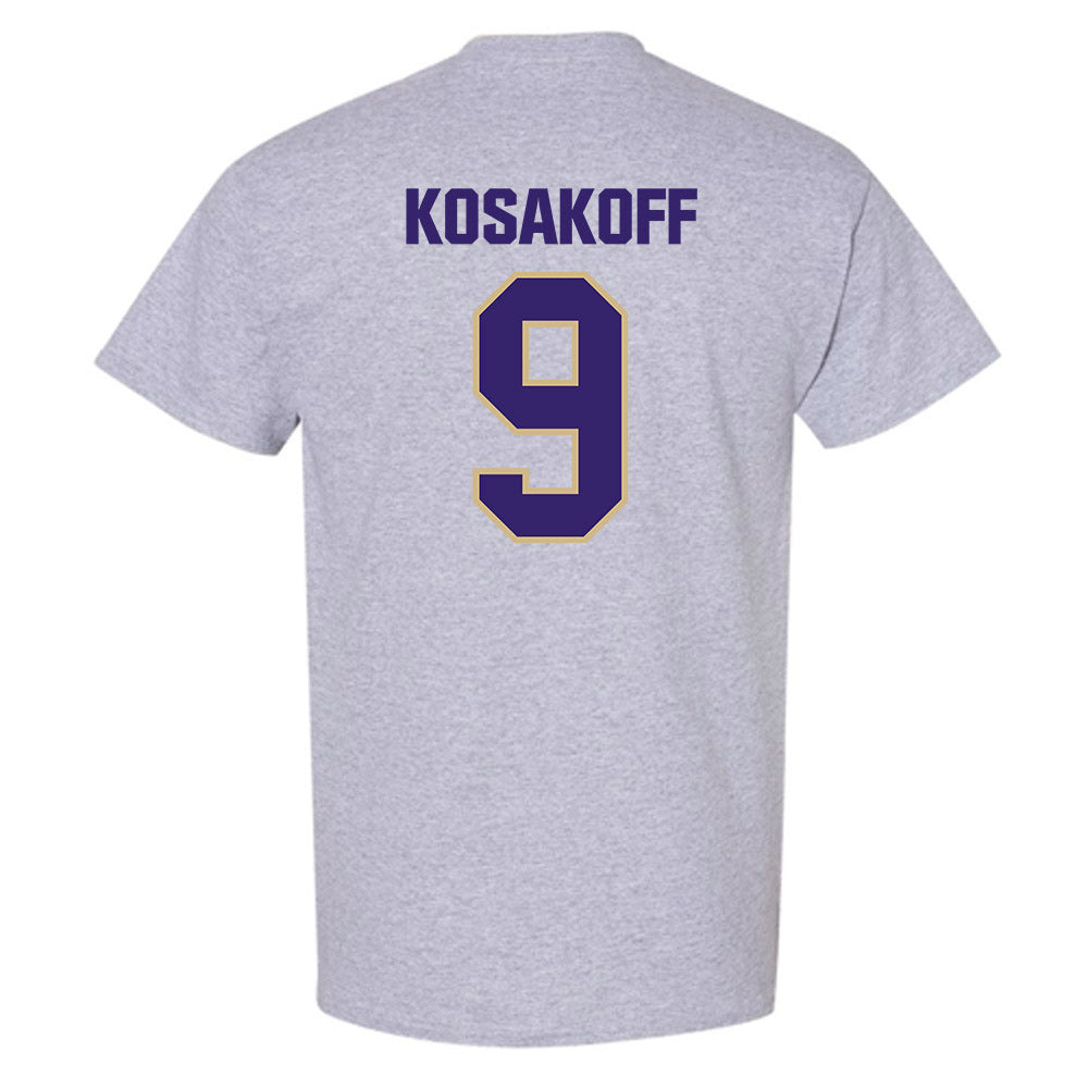 Washington - NCAA Men's Soccer : Charlie Kosakoff - Classic Shersey T-Shirt-1