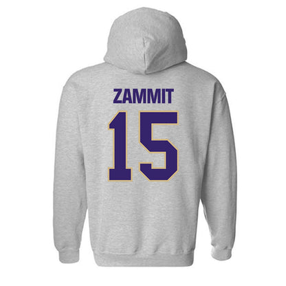 Washington - NCAA Football : Derek Zammit - Classic Shersey Hooded Sweatshirt-1