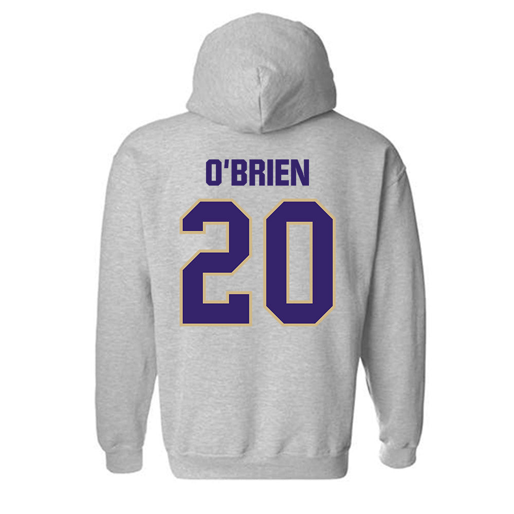 Washington - NCAA Men's Soccer : Nick O'Brien - Classic Shersey Hooded Sweatshirt-1