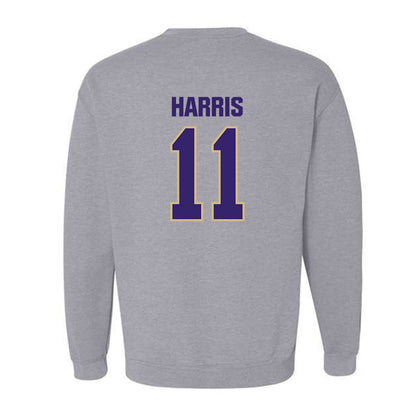 Washington - NCAA Football : Marcus Harris - Classic Shersey Crewneck Sweatshirt-1