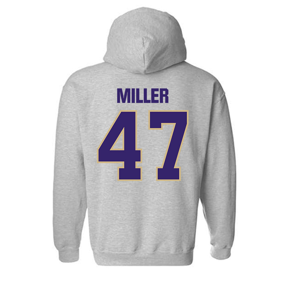 Washington - NCAA Baseball : Jay Miller - Classic Shersey Hooded Sweatshirt-1