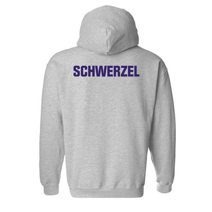 Washington - NCAA Football : David Schwerzel - Classic Shersey Hooded Sweatshirt-1