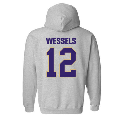 Washington - NCAA Women's Volleyball : Katy Wessels - Classic Shersey Hooded Sweatshirt-1