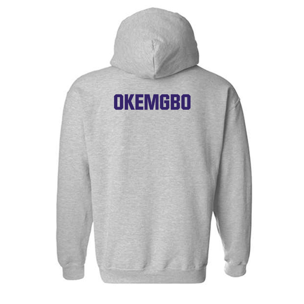 Washington - NCAA Women's Track & Field : Chiche Okemgbo - Classic Shersey Hooded Sweatshirt-1