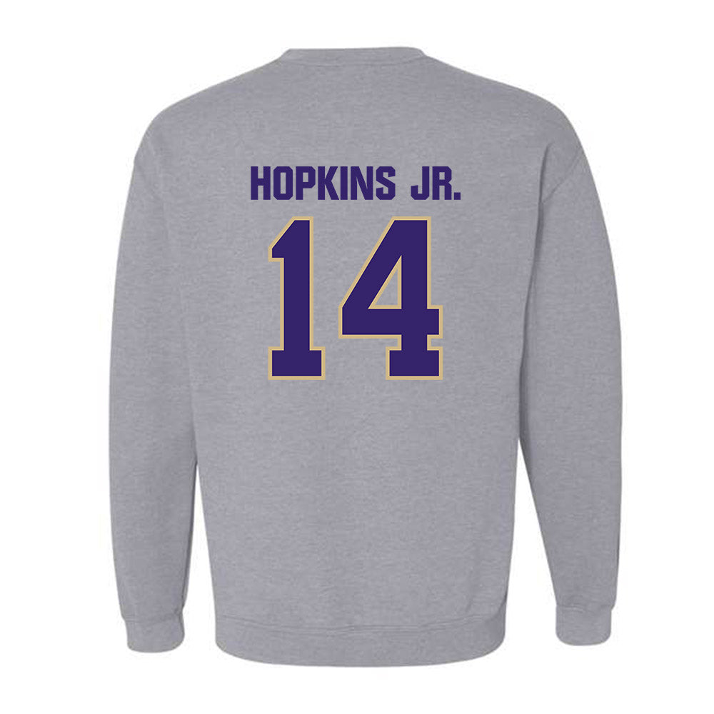 Washington - NCAA Football : Milton Hopkins Jr. - Classic Shersey Crewneck Sweatshirt-1
